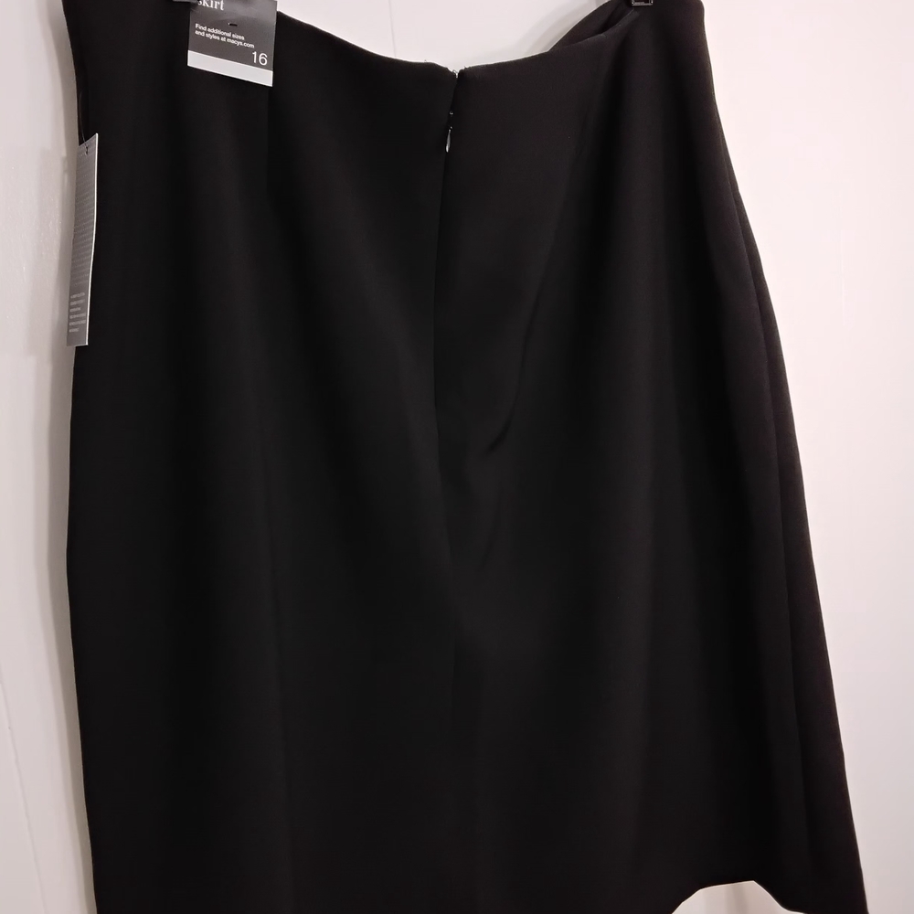 Alfani Black A-Line Skirt